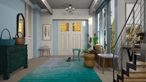feng shui mirror front door