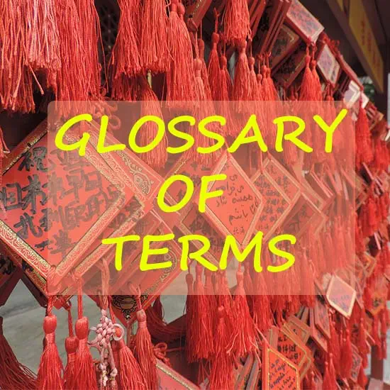 feng shui glossary of terms
